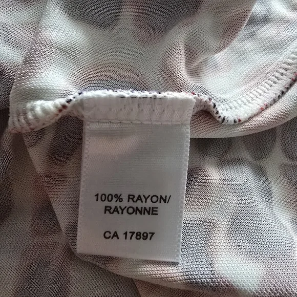 Banana Republic Issa Collection Red Ceramic Printed Three-Quarter Sleeve Dress - Picture 12 of 14